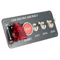 12V Ignition Switch Panel Engine Start Push Button LED Toggle Fit for Racing Car